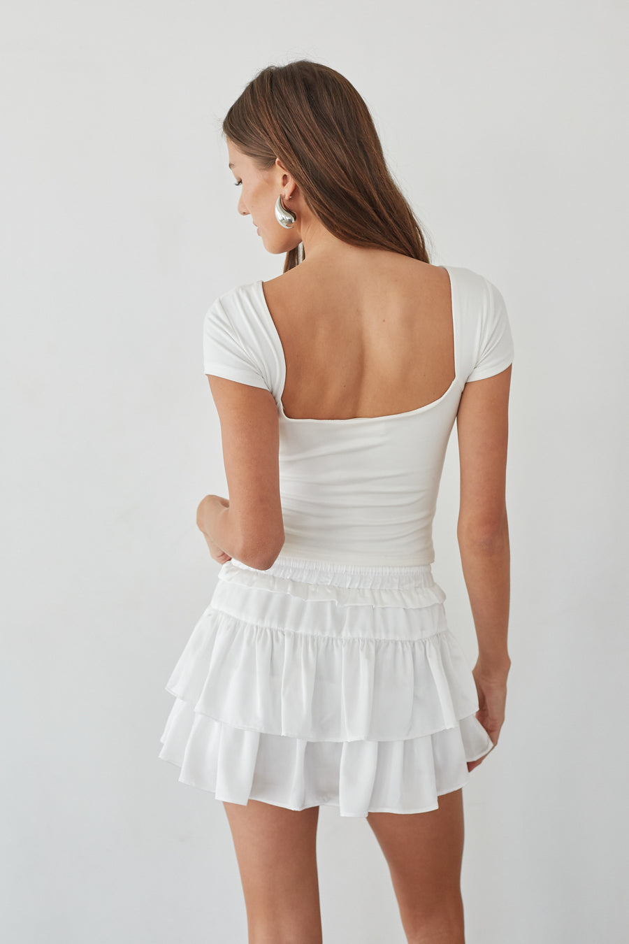 Kirby Ruffle Micro Mini Skort