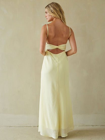 McKall Chiffon Maxi Dress