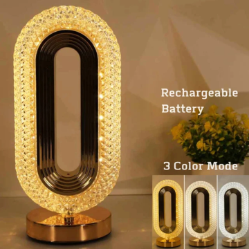 ME07100 Luxury Crystal Table Lamp