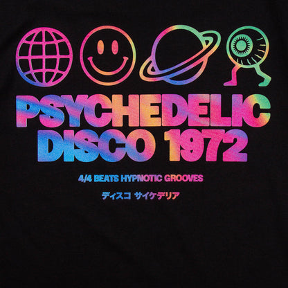 Mercury Elements Psychedelic Disco 1972 Back Print - Tshirt - Black