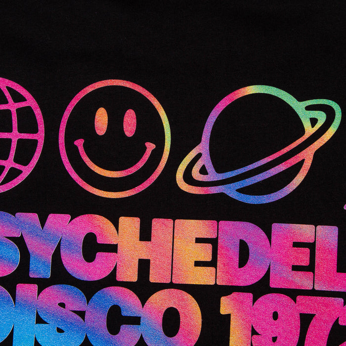 Mercury Elements Psychedelic Disco 1972 Back Print - Tshirt - Black