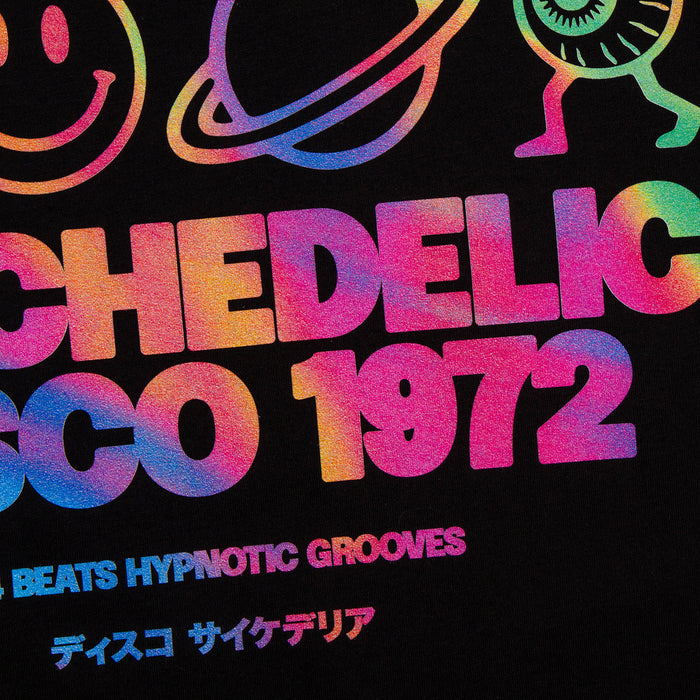 Mercury Elements Psychedelic Disco 1972 Back Print - Tshirt - Black