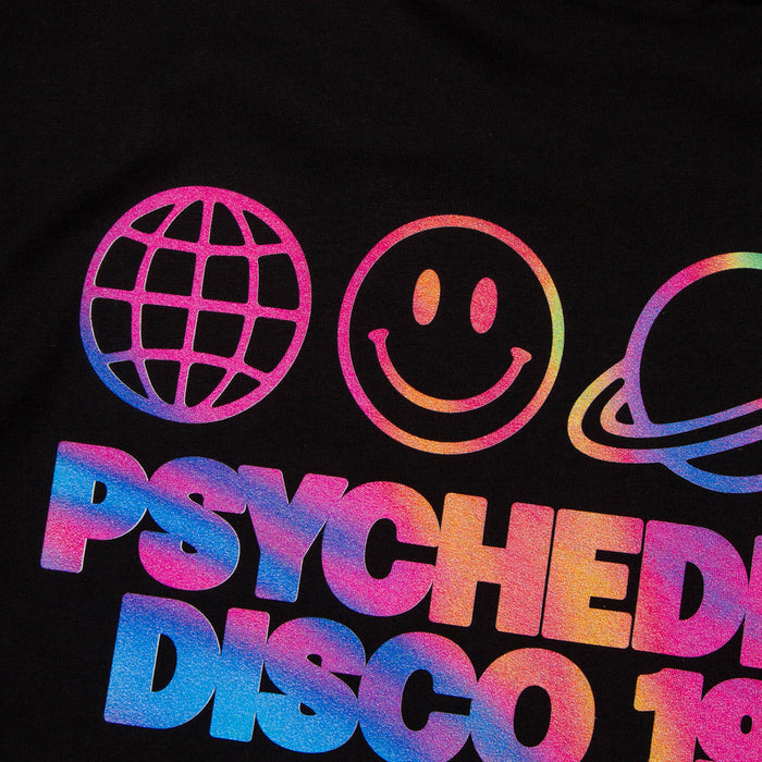 Mercury Elements Psychedelic Disco 1972 Front Print - Tshirt - Black