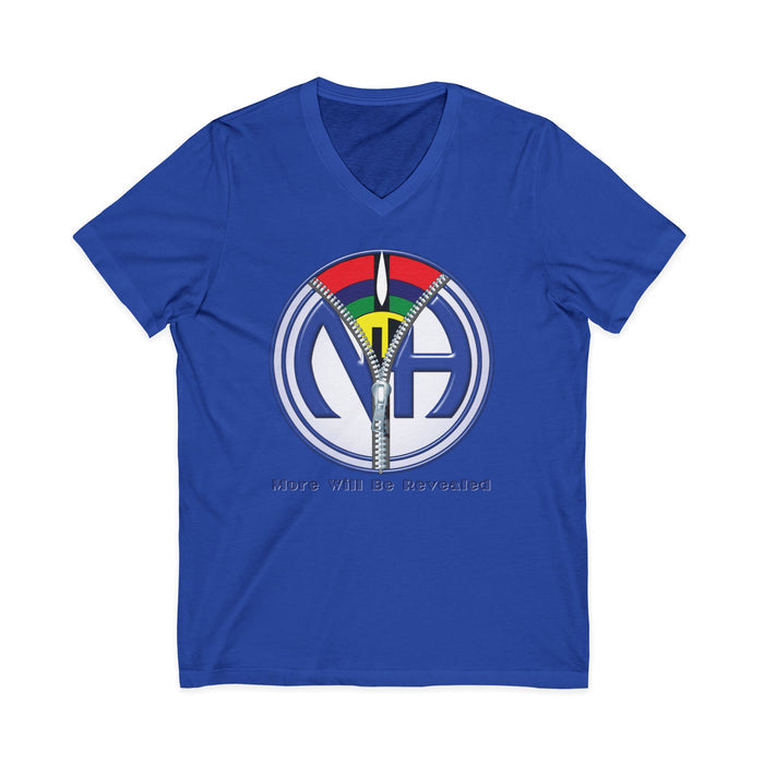 More Will Be Revealed dtg V-Neck Tee