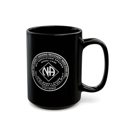 NA Medallion Clean Time 11/15oz Black Mug