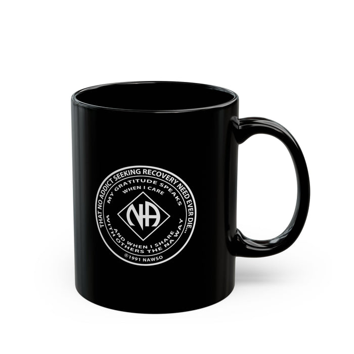 NA Medallion Clean Time 11/15oz Black Mug