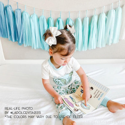 Blue Ombre Party Decoration Garland Banner Ocean Theme Birthday Party Supplies