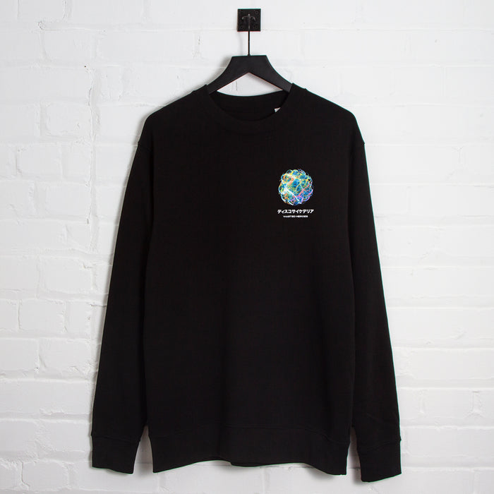 Orb 046 Disco Psychedelia Back Print - Sweatshirt - Black