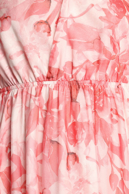 Anisa Maxi Dress - Pink Floral