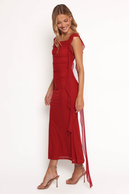 Chiara Maxi Dress - Red