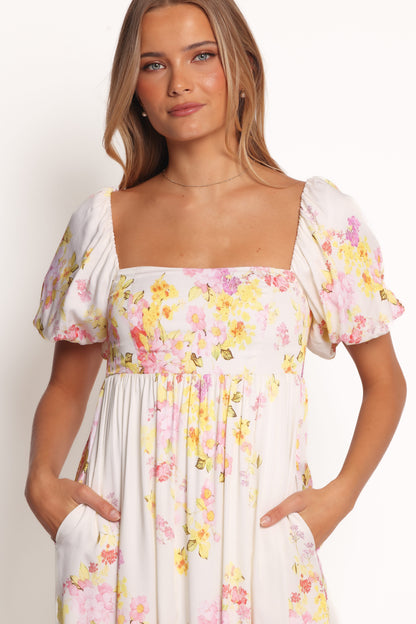 Delaney Maxi Dress - Pink Floral