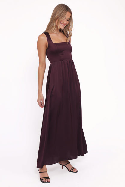 Elania Maxi Dress - Plum