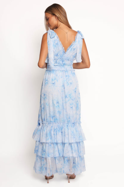 Fionna Maxi Dress - Blue Floral