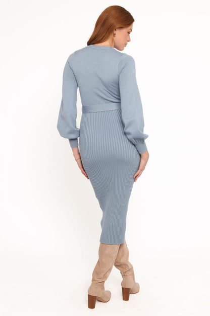 Helena Dress - Blue