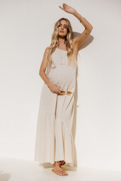 Hilde Maxi Dress - Oatmeal