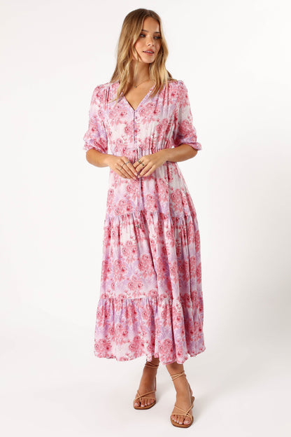 Kelda Dress - Pink/Purple