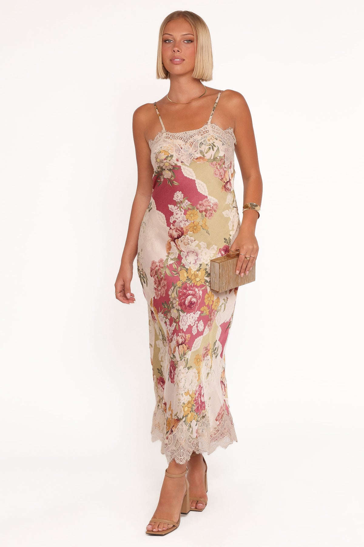 Laken Maxi Dress - Patchwork Floral