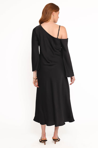 Lindra Maxi Dress - Black