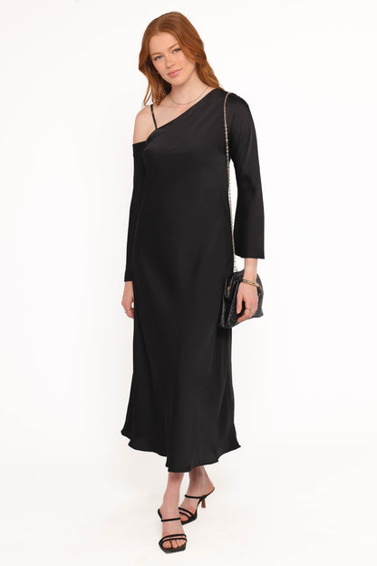 Lindra Maxi Dress - Black