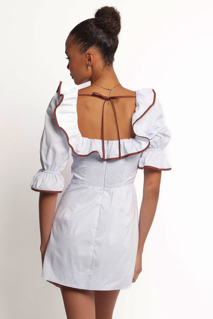 Marilla Mini Dress - Pale Blue