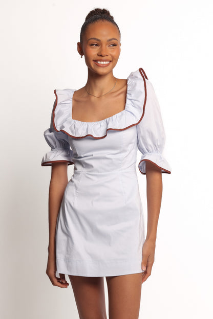 Marilla Mini Dress - Pale Blue