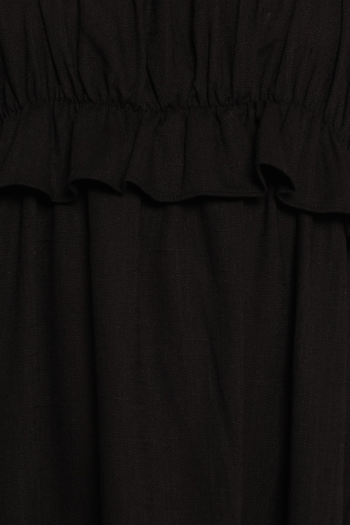 Ross Frill Strap Maxi Dress - Black
