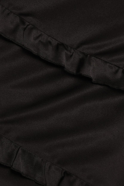 Roxanne Halterneck Maxi Dress - Black