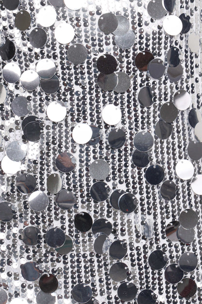 Stella Sequin Mini Dress - Silver