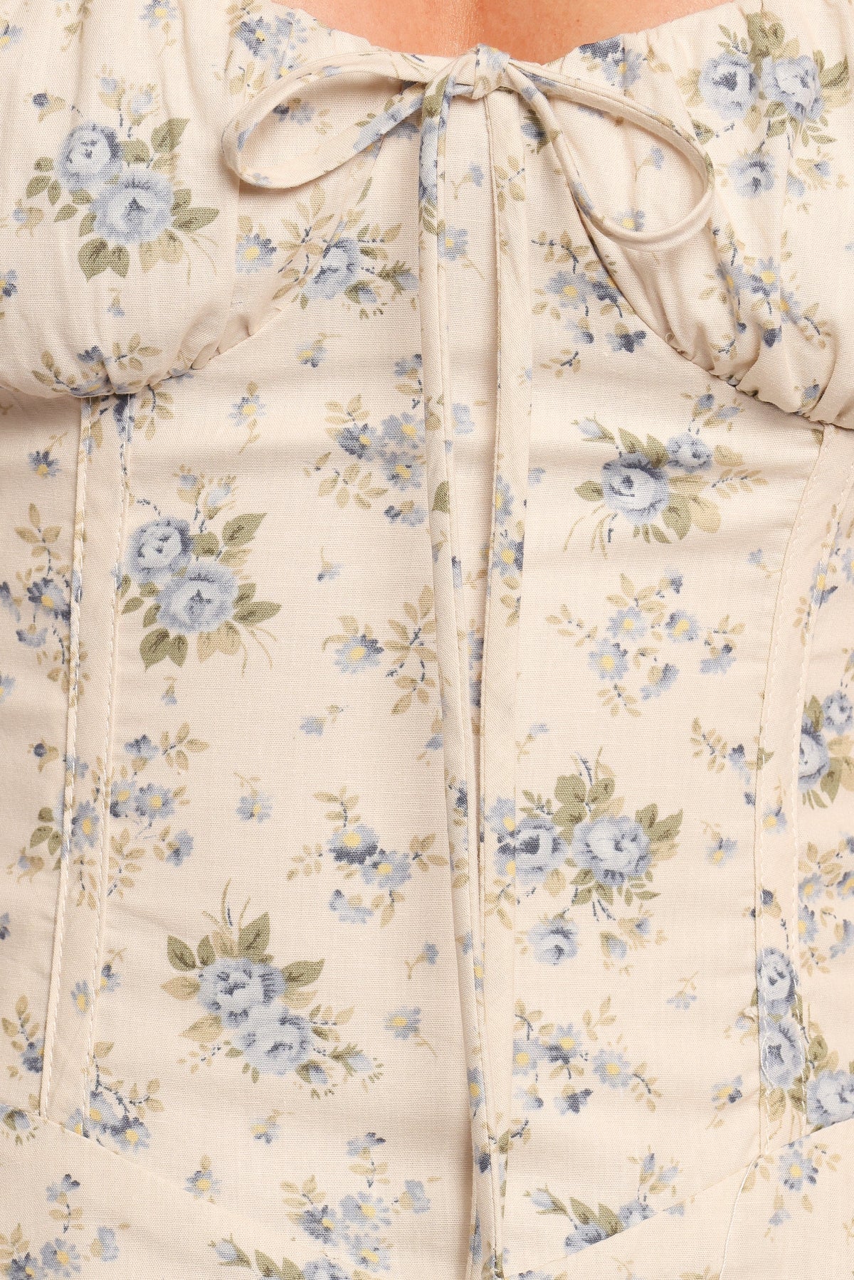 Tiarna Maxi Dress - Blue Floral