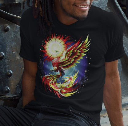 Phoenix Rising V.2 dtg V-Neck Tee