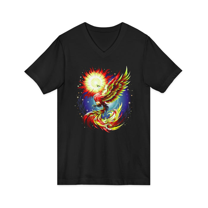Phoenix Rising V.2 dtg V-Neck Tee