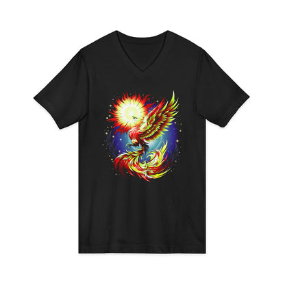 Phoenix Rising V.2 dtg V-Neck Tee