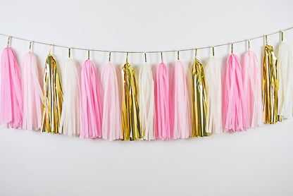 Pink Princess Tassel Garland