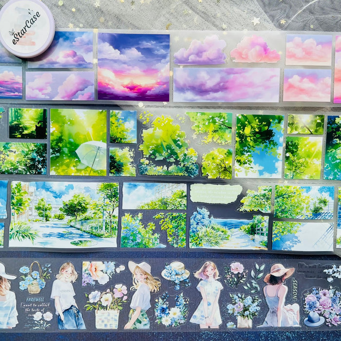 Pre-Cut Bright Afternoon Tape Set