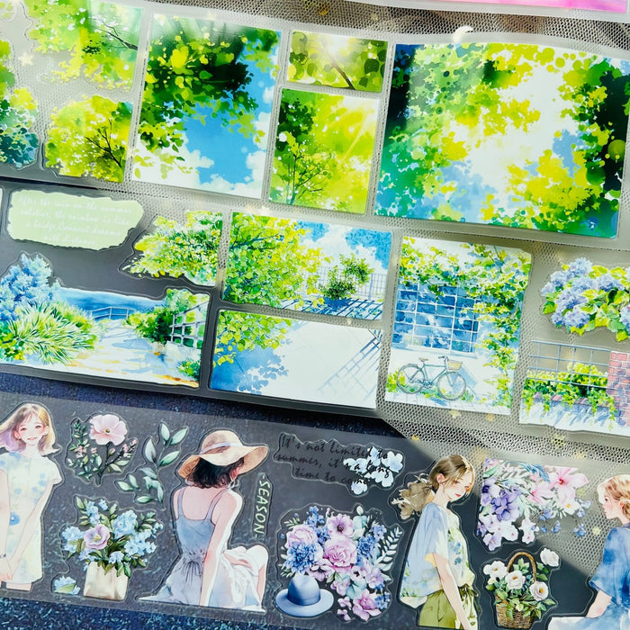 Pre-Cut Bright Afternoon Tape Set
