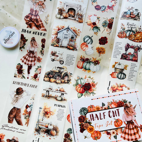 Pre-Cut Pumpkin Season Tape Set
