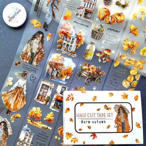 Pre-Cut Warm Autumn Tape Set