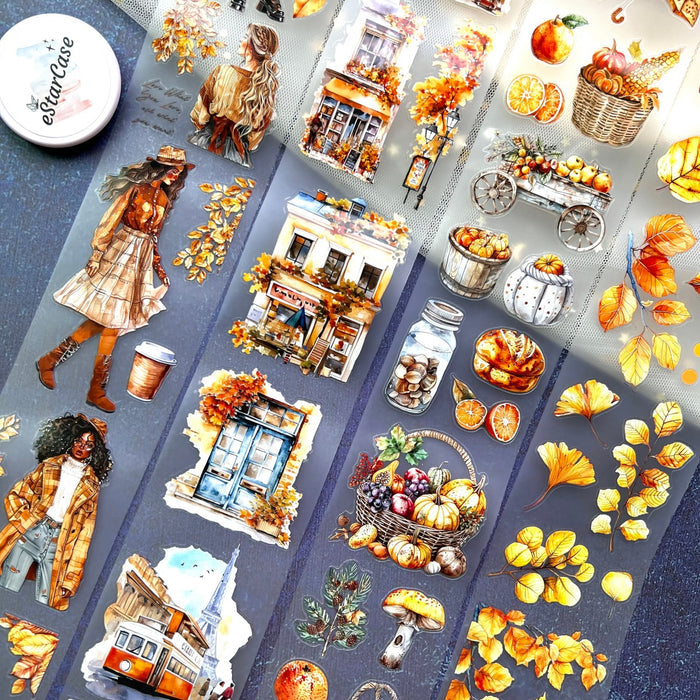 Pre-Cut Warm Autumn Tape Set
