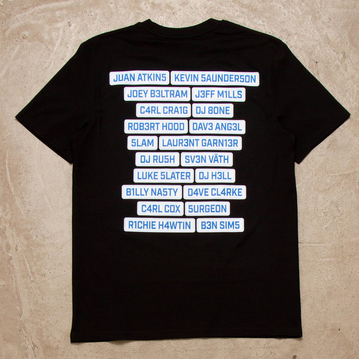 Pt1 Techno Evolution Back Print - Tshirt - Black