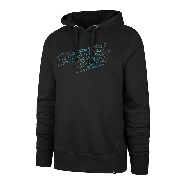Rays '47 Black City Connect Flames Skateray Hoodie