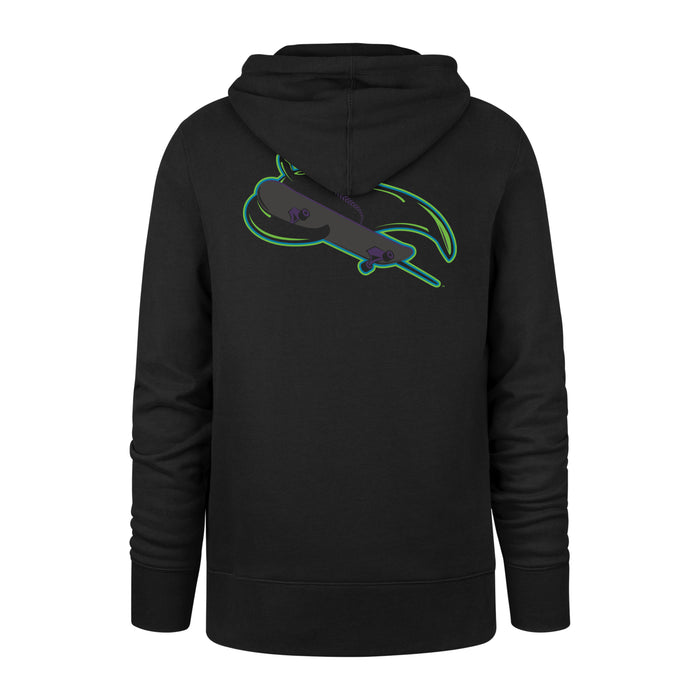 Rays '47 Black City Connect Flames Skateray Hoodie