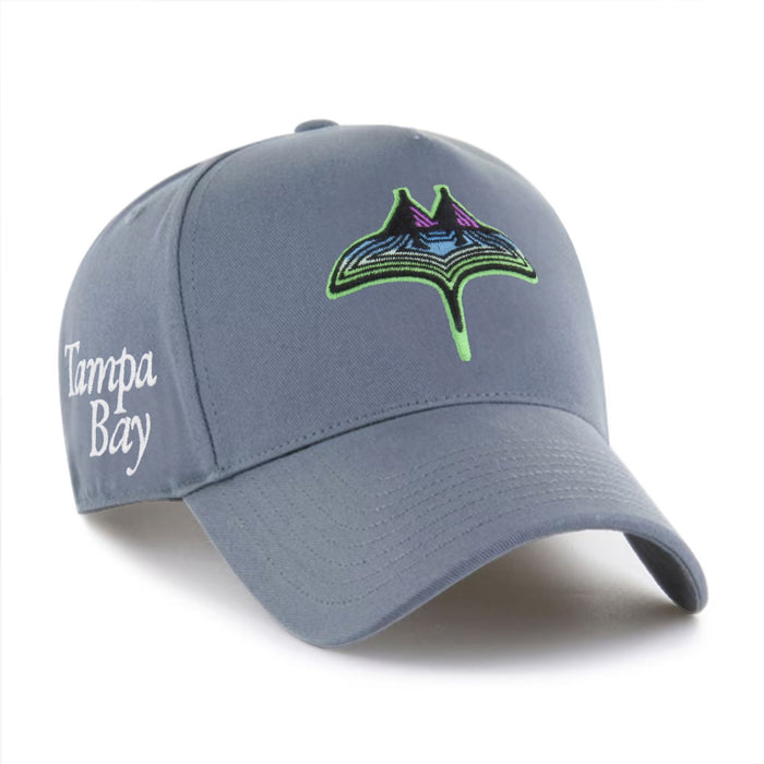 Rays '47 Brand Blue Gray City Connect Skyray Foundation Offside Snapback Hat