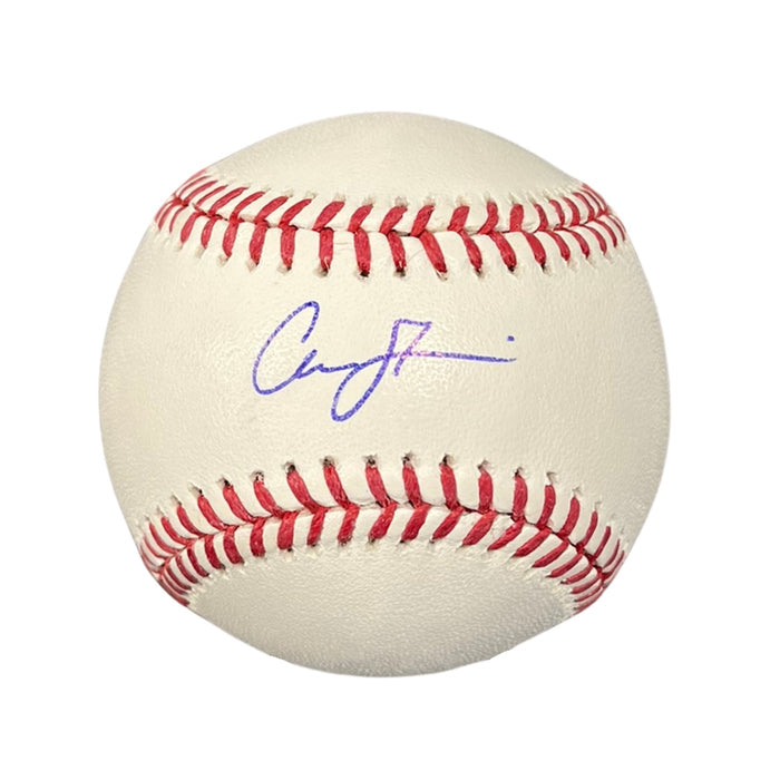 Rays Chandler Simpson Autographed City Connect Official MLB Baseball