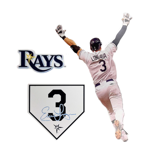 Rays Evan Longoria 3-Pack Decals