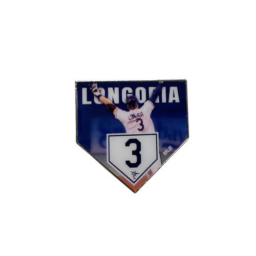 Rays Evan Longoria Player Home Plate Lapel Pin