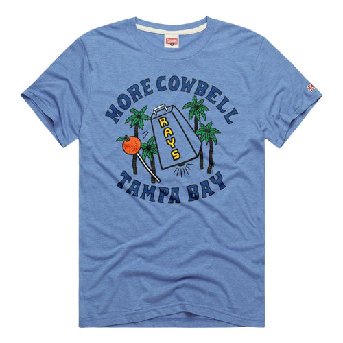 Rays Homage Blue More Cowbell T-Shirt