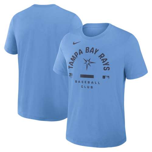 Rays Men's Nike 2026 Light Blue Authentic Collection Early Work Burst T-Shirt