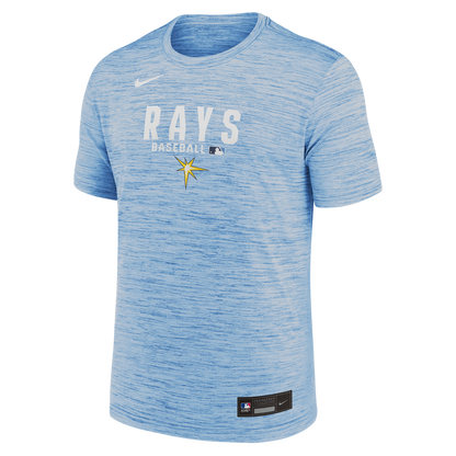 Rays Men's Nike 2026 Valor Blue Burst Authentic Collection Velocity Dri Fit T-Shirt
