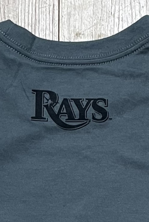 Rays Men's Gray BASEBALLISM Home Plate Pocket Tee