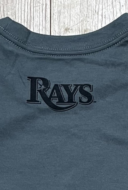 Rays Men's Gray BASEBALLISM Home Plate Pocket Tee